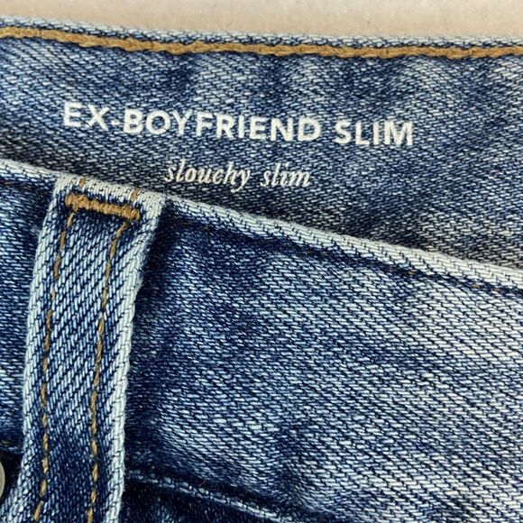 Adriano Goldschmied Ex-Boyfriend Slim Slouchy Jeans Women's Sz 30R Denim Tapered - Picture 5 of 9